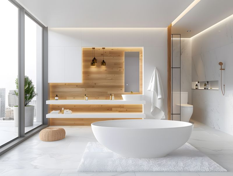Elegant Bathtub Installation